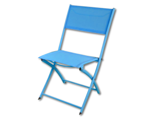 Chaise ARC EN CIEL bleue
