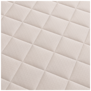 Sommier 80 / 200 cm en tissu beige Cansas