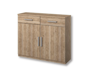 Commode Fellbach chêne san remo