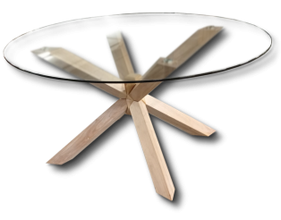Table ronde en verre P155 Gt - hs261