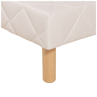 Sommier tapissier 90 x 190cm Beige Cansas
