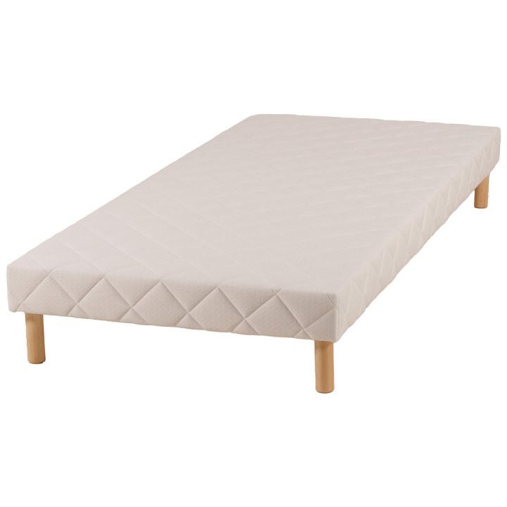 Sommier tapissier 90 x 190cm Beige Cansas