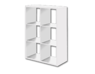 Etagère max 6 blanc