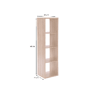 Etagère colonne Max 4 chêne sonoma