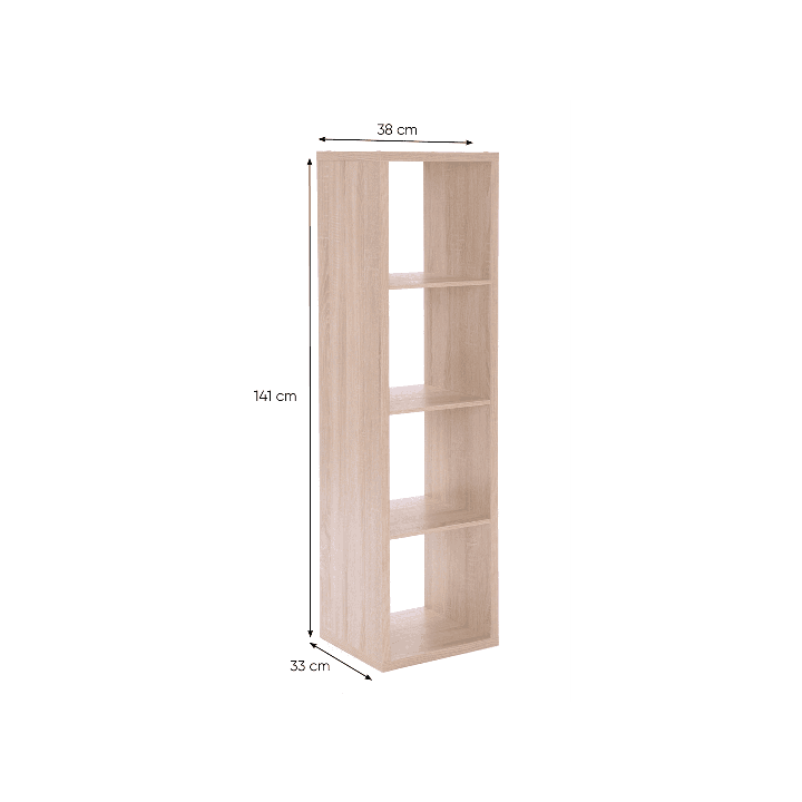 Etagère colonne Max 4 chêne sonoma