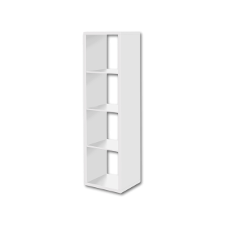 Etagère colonne max 4 blanc
