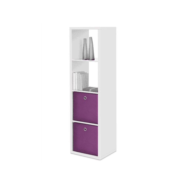Etagère colonne max 4 blanc