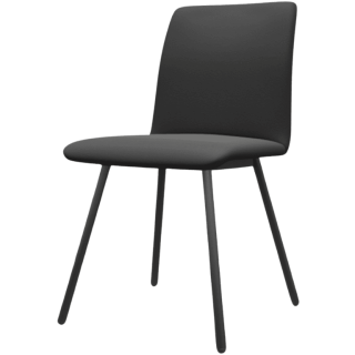 Chaise Pisa gris anthracite