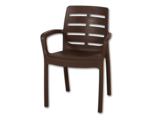 Chaise plastique Borneo moka
