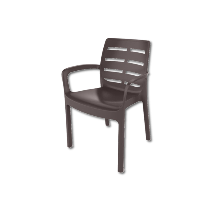 Chaise plastique Borneo moka