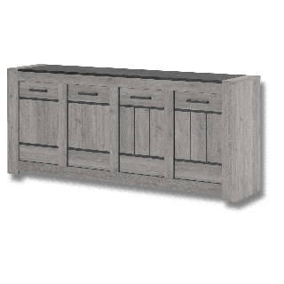 Dressoir Tom chêne gris