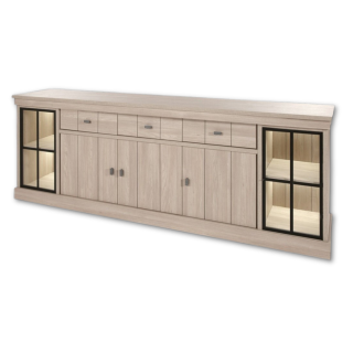 Dressoir Orange orme naturel