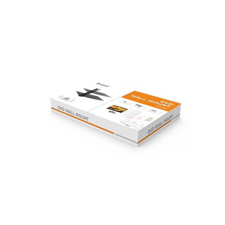 Support DVD verre noir