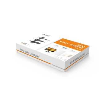 Support DVD verre noir