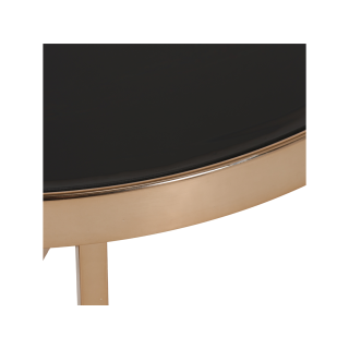 Set de 2 table GC4748 champagne/noir