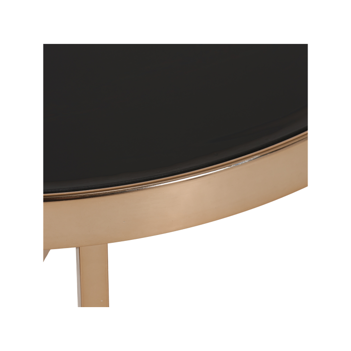 Set de 2 table GC4748 champagne/noir