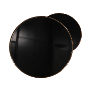 Set de 2 table GC4748 champagne/noir