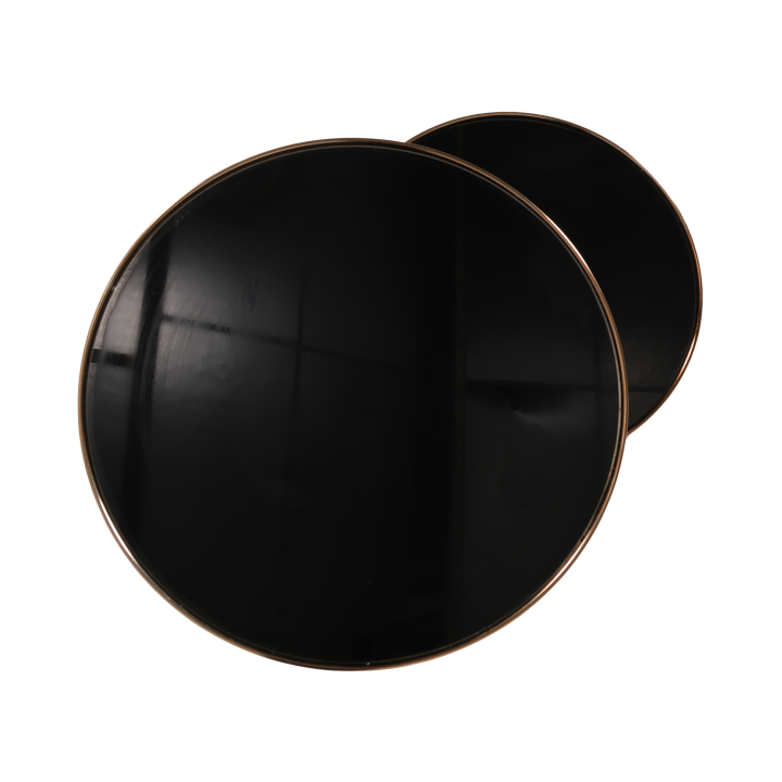 Set de 2 table GC4748 champagne/noir
