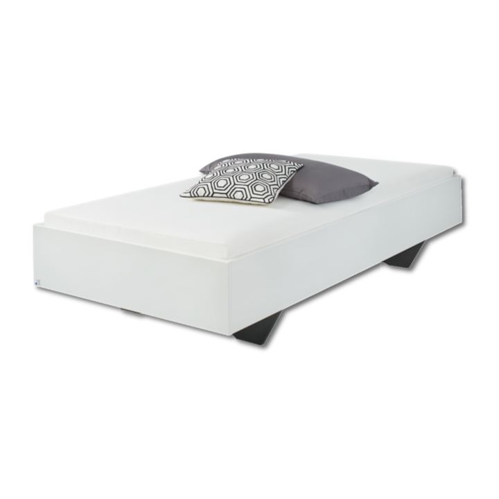 Cadre de lit 90x200 Phoenix blanc neige