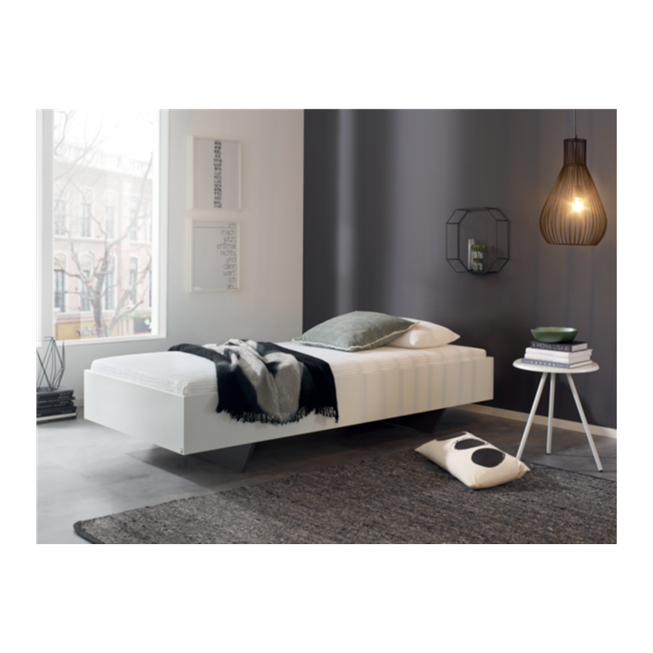 Cadre de lit 90x200 Phoenix blanc neige