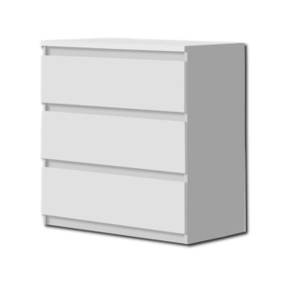 Commode 3T Chelsea blanc