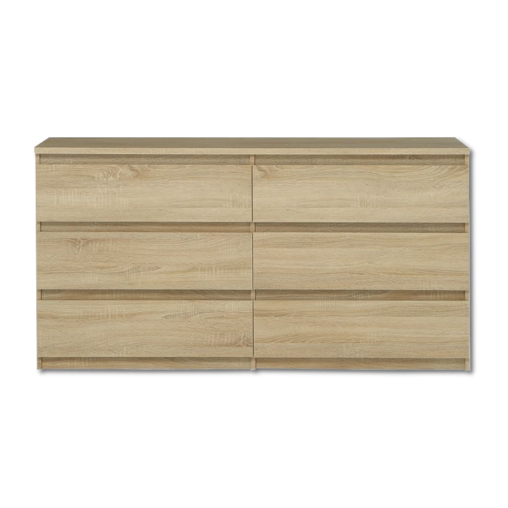 Commode 6T Chelsea chêne sonoma