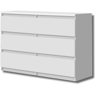 Commode 6T Chelsea blanc