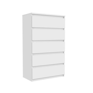 Chiffonnier 5T Chelsea blanc