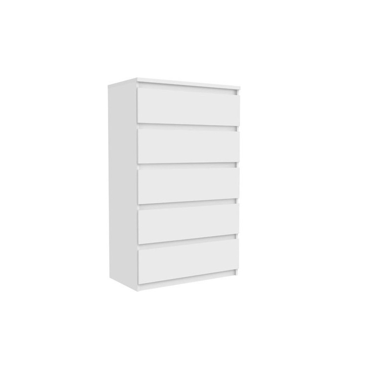 Chiffonnier 5T Chelsea blanc