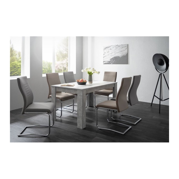 Table rectangulaire Niklas béton