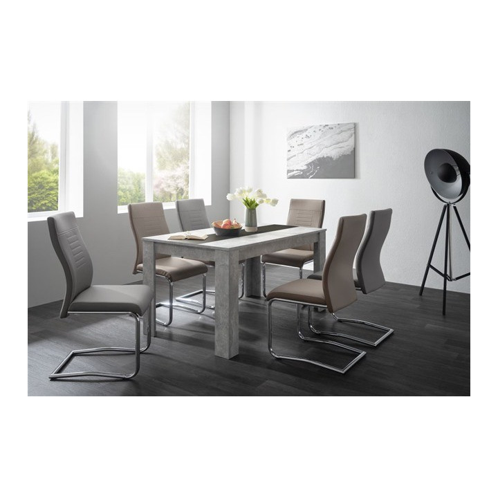 Table rectangulaire Niklas béton