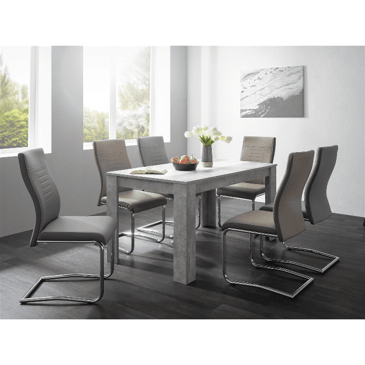 Table rectangulaire Niklas béton