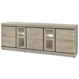 Dressoir Belluno chêne millenium gris