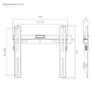 Support TV LP43-22