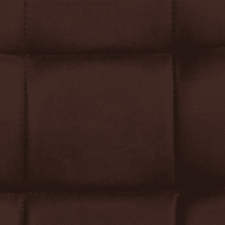 Chaise Stella tissu marron vintage