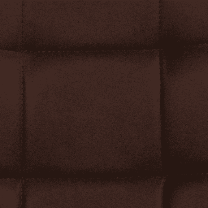 Chaise Stella tissu marron vintage