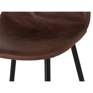 Chaise Carina vintage brown