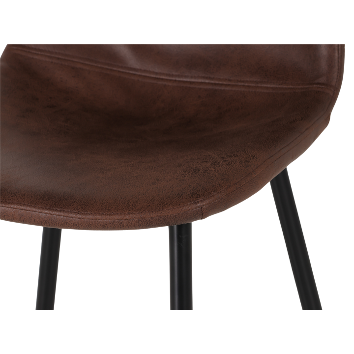 Chaise Carina vintage brown