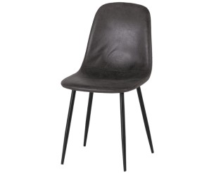 Chaise Carina vintage anthracite