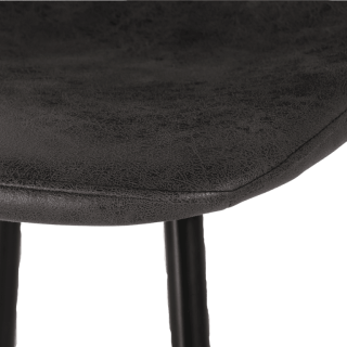 Chaise Carina vintage anthracite