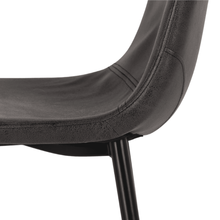 Chaise Carina vintage anthracite