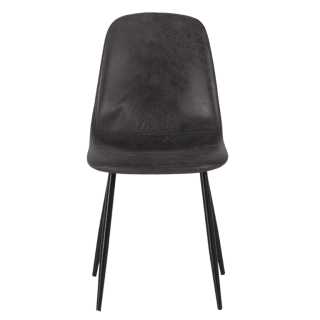 Chaise Carina vintage anthracite
