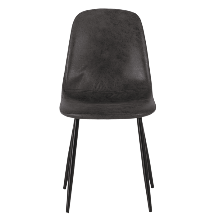 Chaise Carina vintage anthracite