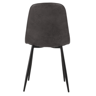 Chaise Carina vintage anthracite