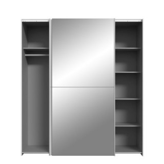 Armoire 2 portes Kaikais blanc mat
