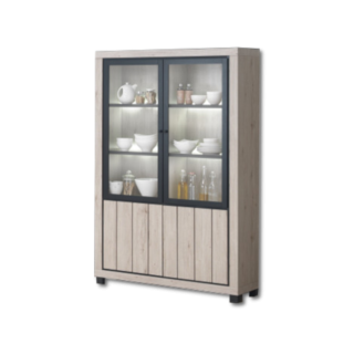 Argentier Eureka natural oak/black line
