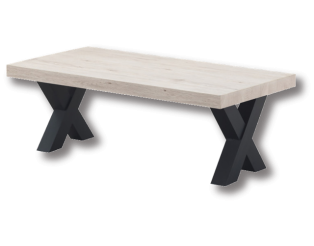 Table de Salon Eureka natural oak/noir