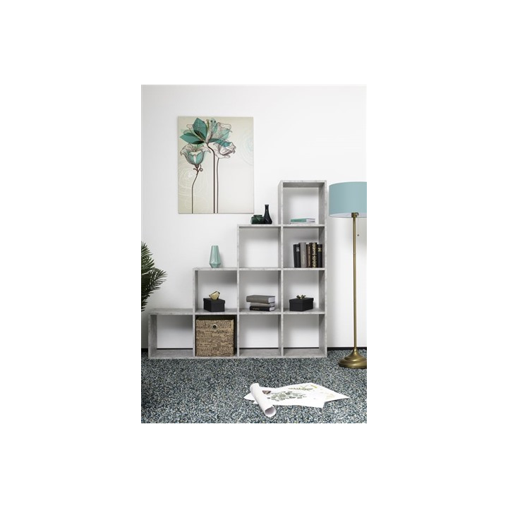 Etagère Bergamo 2 gris béton