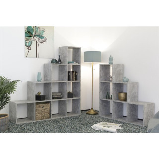 Etagère Bergamo 2 gris béton
