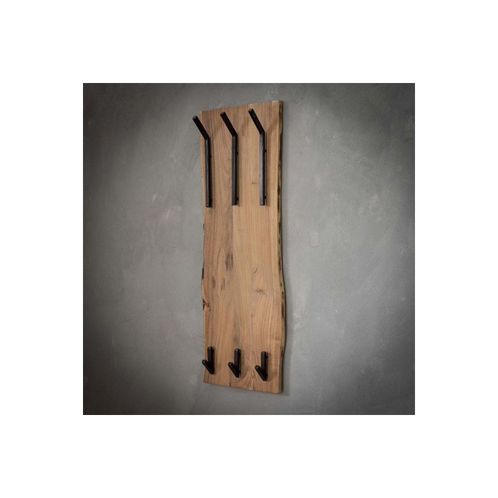 Porte-manteau Edge acacia